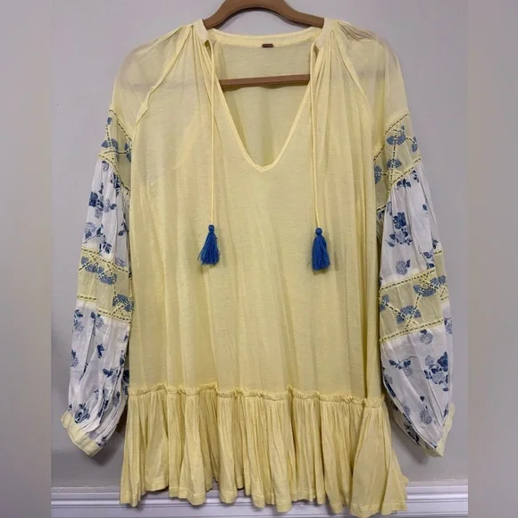 Free People Mix It Up Tunic M/L - Picture 3 of 9